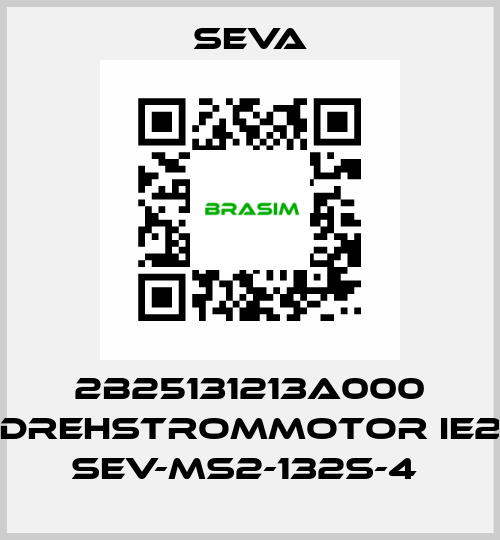 2B25131213A000 DREHSTROMMOTOR IE2 SEV-MS2-132S-4  SEVA