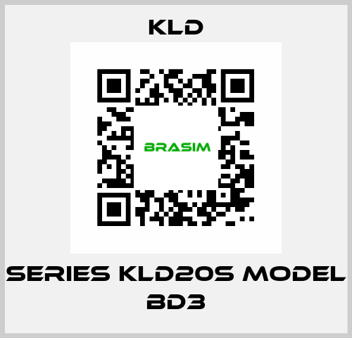 Series KLD20S Model BD3 KLD