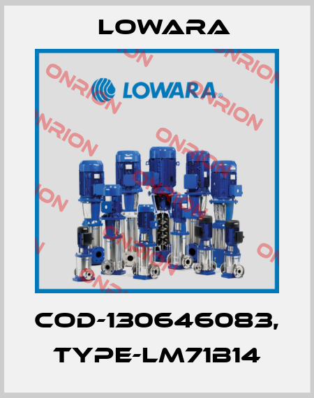 Cod-130646083, Type-LM71B14 Lowara