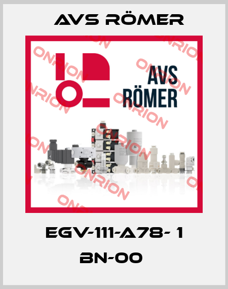 EGV-111-A78- 1 BN-00  Avs Römer