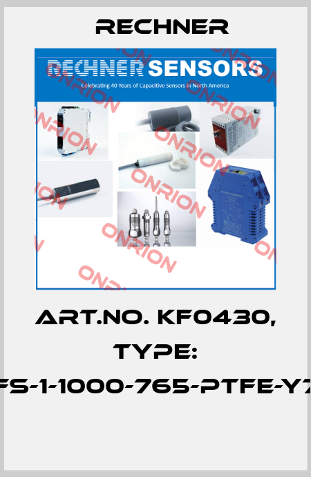 Art.No. KF0430, Type: KFS-1-1000-765-PTFE-Y75  Rechner