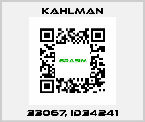 33067, ID34241  Kahlman