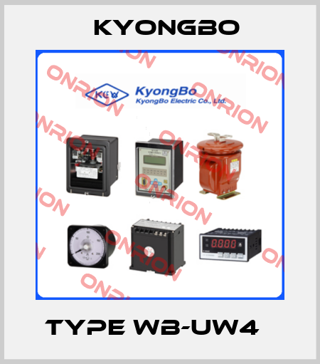 type WB-UW4   Kyongbo
