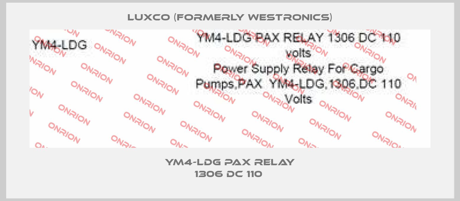 YM4-LDG PAX RELAY 1306 DC 110 -big