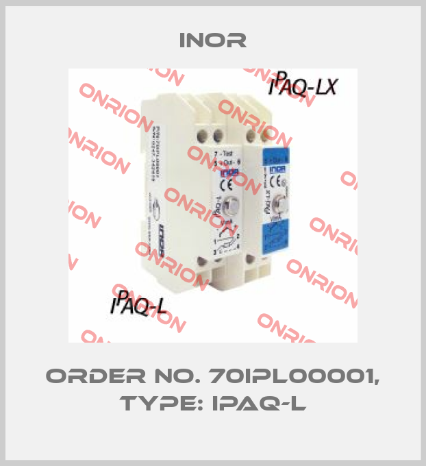 Order No. 70IPL00001, Type: IPAQ-L-big
