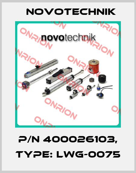 p/n 400026103, Type: LWG-0075 Novotechnik