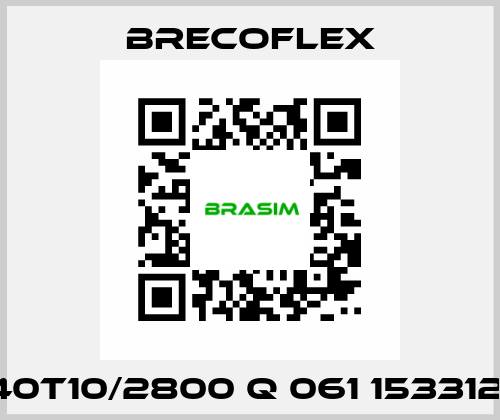 40T10/2800 Q 061 153312  Brecoflex