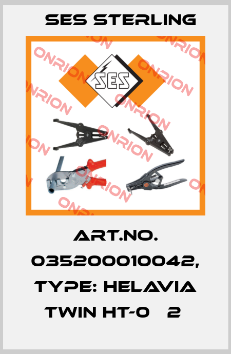 Art.No. 035200010042, Type: Helavia Twin HT-0   2  Ses Sterling