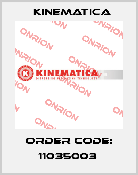 Order Code: 11035003  Kinematica