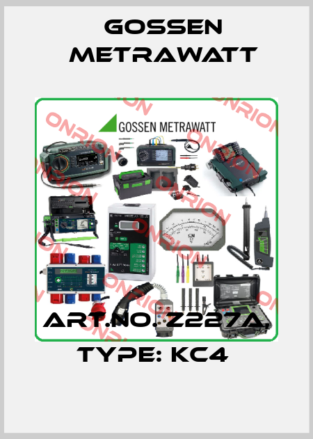 Art.No. Z227A, Type: KC4  Gossen Metrawatt