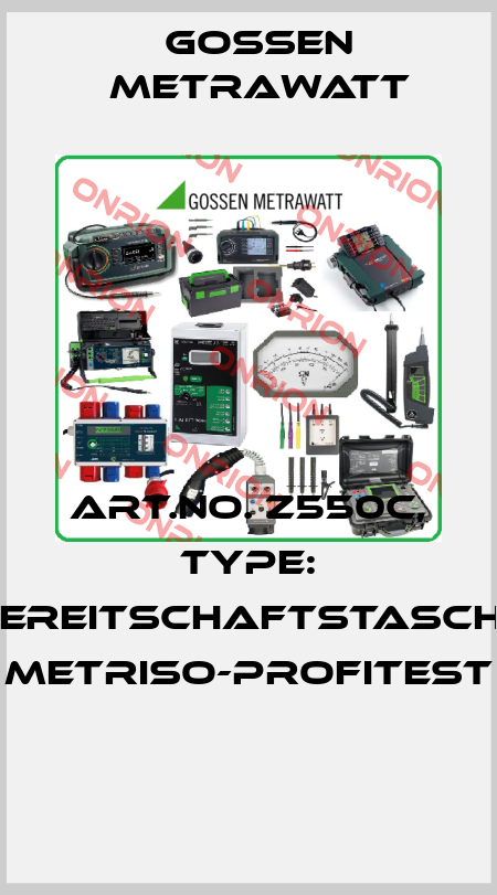 Art.No. Z550C, Type: Bereitschaftstasche METRISO-PROFITEST  Gossen Metrawatt