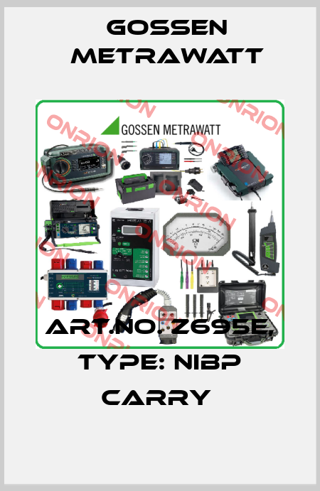 Art.No. Z695E, Type: NIBP Carry  Gossen Metrawatt