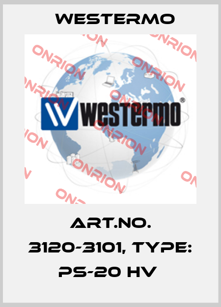 Art.No. 3120-3101, Type: PS-20 HV  Westermo