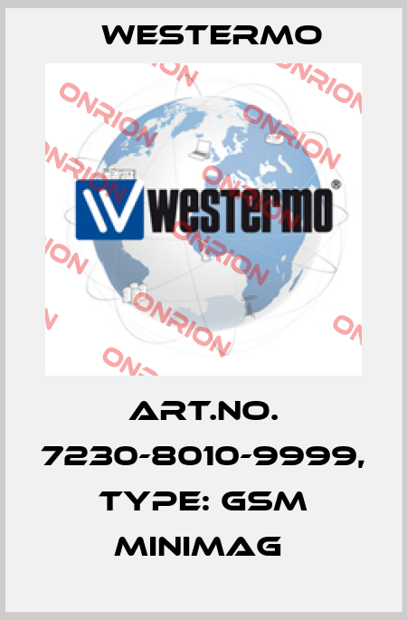 Art.No. 7230-8010-9999, Type: GSM Minimag  Westermo