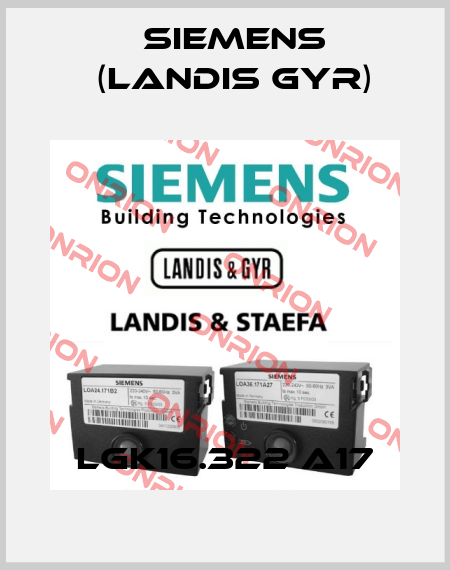 LGK16.322 A17 Siemens (Landis Gyr)