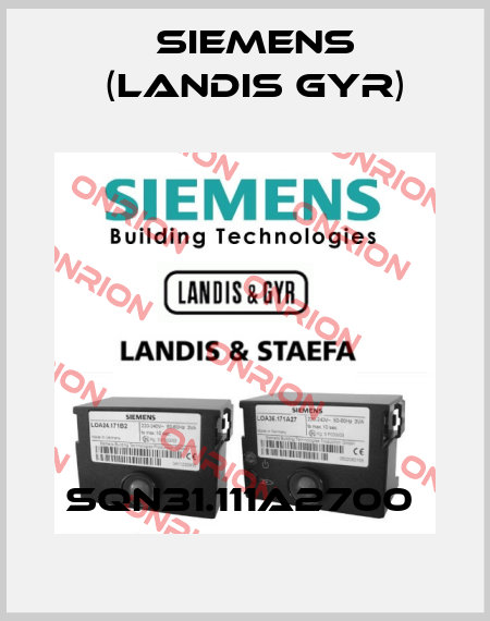 SQN31.111A2700  Siemens (Landis Gyr)
