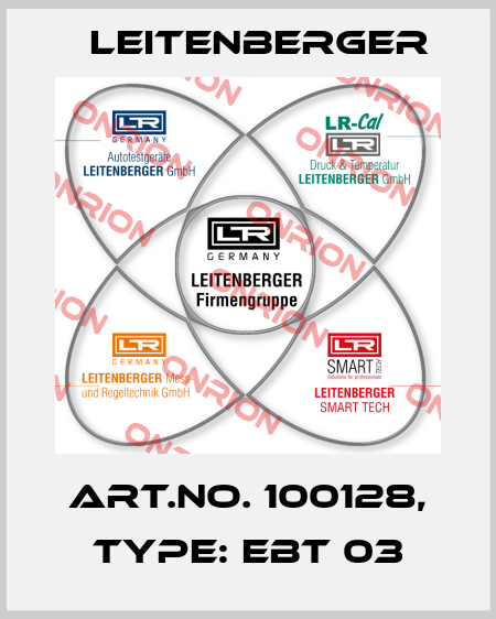Art.No. 100128, Type: EBT 03 Leitenberger