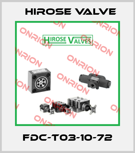 FDC-T03-10-72 Hirose Valve