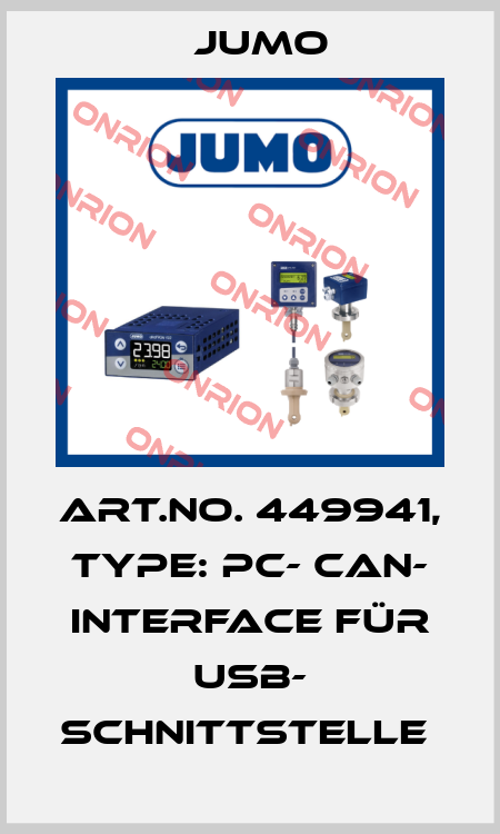 Art.No. 449941, Type: PC- CAN- Interface für USB- Schnittstelle  Jumo