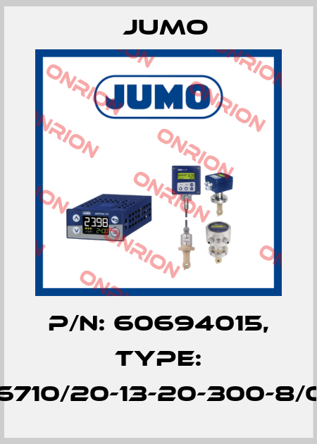 p/n: 60694015, Type: 606710/20-13-20-300-8/000 Jumo