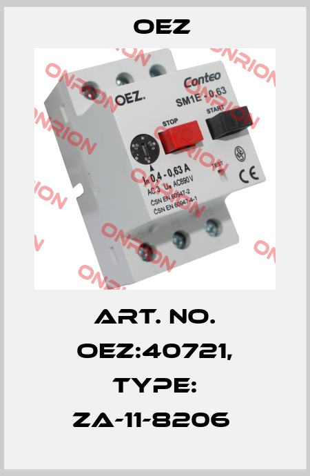 Art. No. OEZ:40721, Type: ZA-11-8206  OEZ