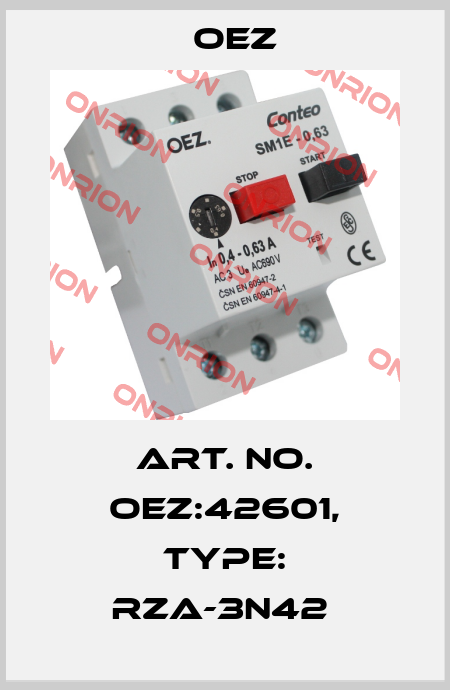 Art. No. OEZ:42601, Type: RZA-3N42  OEZ