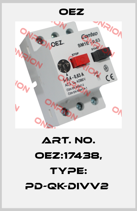 Art. No. OEZ:17438, Type: PD-QK-DIVV2  OEZ