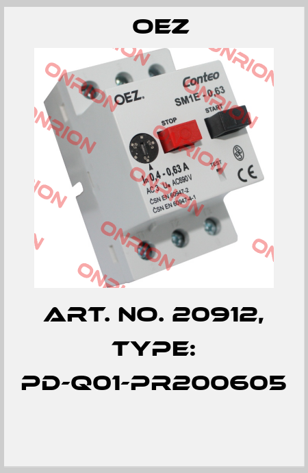 Art. No. 20912, Type: PD-Q01-PR200605  OEZ