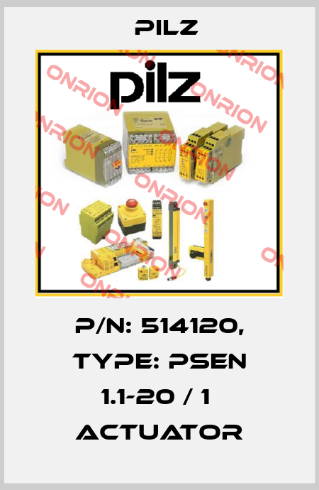 p/n: 514120, Type: PSEN 1.1-20 / 1  actuator Pilz