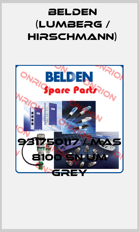 931750117 / MAS 8100 SN UM grey Belden (Lumberg / Hirschmann)