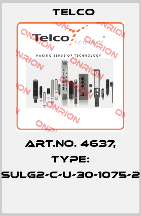 Art.No. 4637, Type: SULG2-C-U-30-1075-2  Telco
