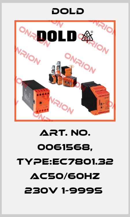Art. No. 0061568, Type:EC7801.32 AC50/60HZ 230V 1-999S  Dold