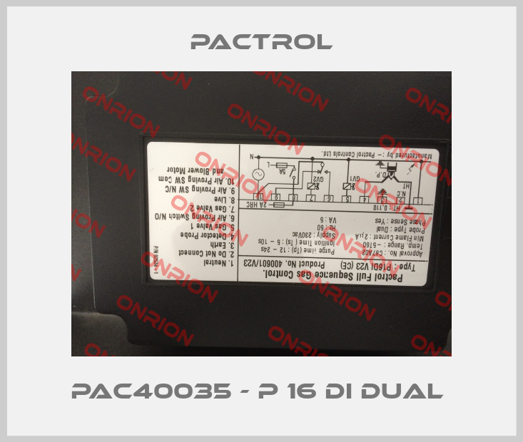 PAC40035 - P 16 DI Dual -big
