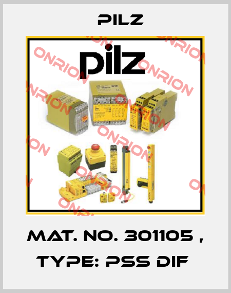 Mat. No. 301105 , Type: PSS DIF  Pilz