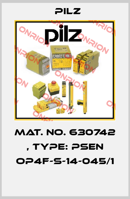 Mat. No. 630742 , Type: PSEN op4F-s-14-045/1  Pilz