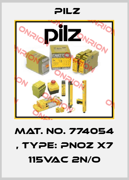 Mat. No. 774054 , Type: PNOZ X7 115VAC 2n/o Pilz