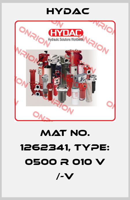 Mat No. 1262341, Type: 0500 R 010 V /-V Hydac