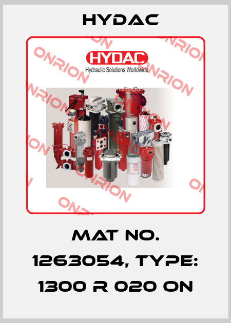 Mat No. 1263054, Type: 1300 R 020 ON Hydac