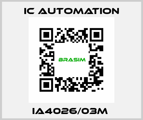 IA4026/03M  ic automation