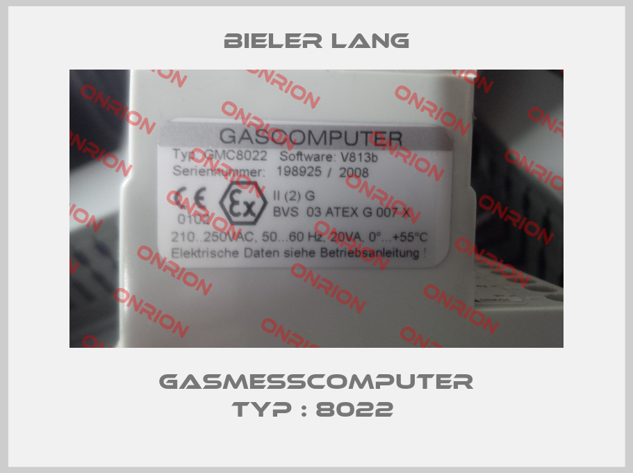 Gasmesscomputer Typ : 8022 -big