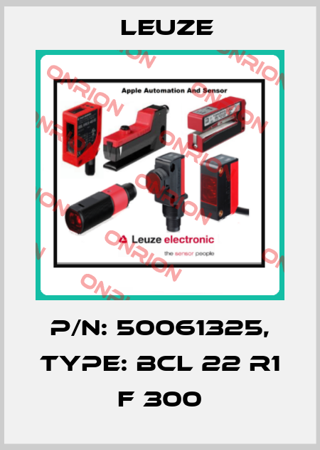 p/n: 50061325, Type: BCL 22 R1 F 300 Leuze