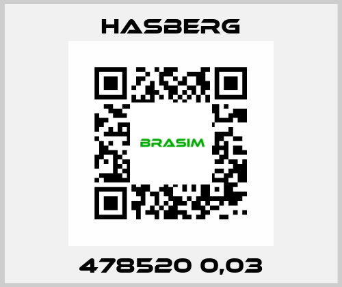 478520 0,03 Hasberg