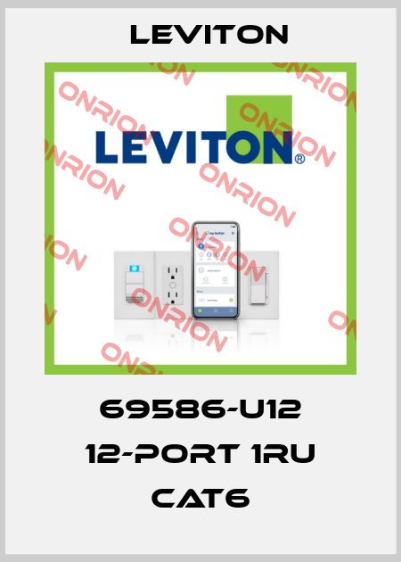 69586-U12 12-PORT 1RU CAT6 Leviton