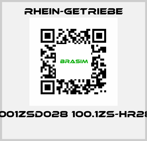 1001ZSD028 100.1ZS-HR28  Rhein-Getriebe