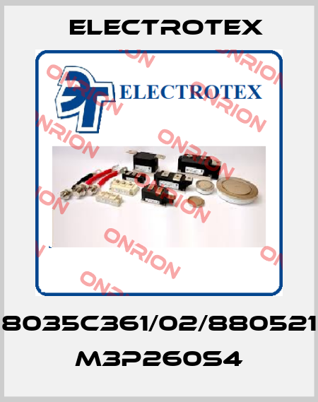 8035C361/02/880521 M3P260S4 Electrotex