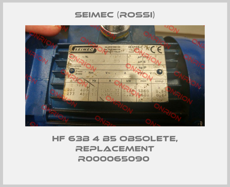HF 63B 4 B5 obsolete, replacement R000065090 -big