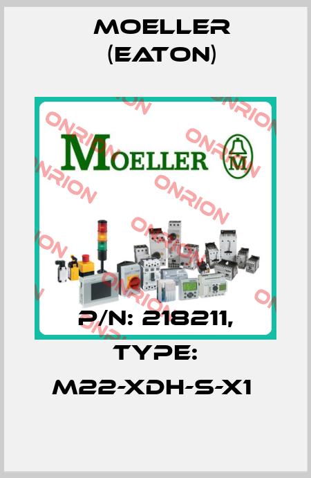 P/N: 218211, Type: M22-XDH-S-X1  Moeller (Eaton)