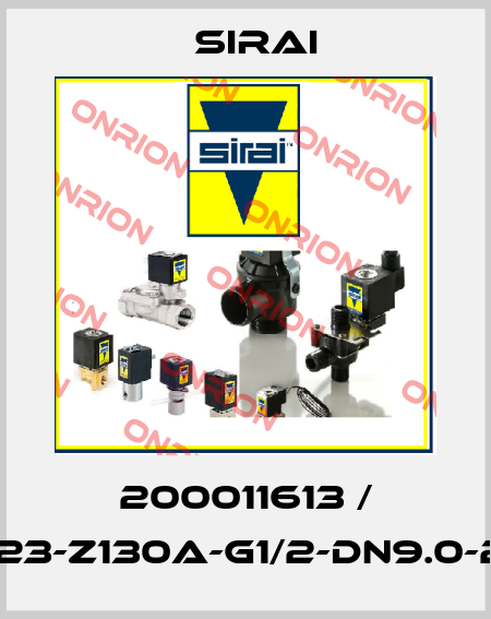 200011613 / D132V23-Z130A-G1/2-DN9.0-24VDC Sirai