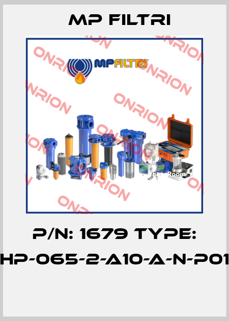 P/N: 1679 Type: HP-065-2-A10-A-N-P01  MP Filtri