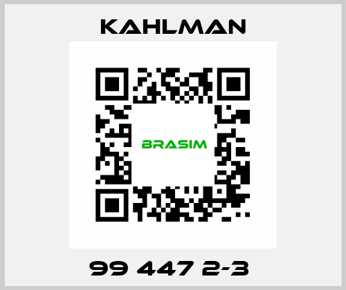 99 447 2-3  Kahlman